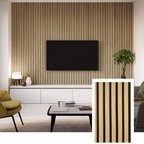 NordHem™ Premium Acoustic Slat Panel — Natural Oak
