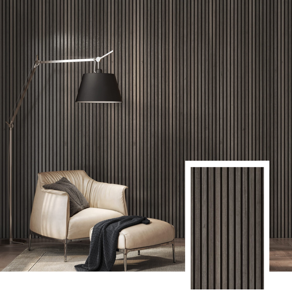 NordHem™ Premium Acoustic Slat Panel — Natural Oak